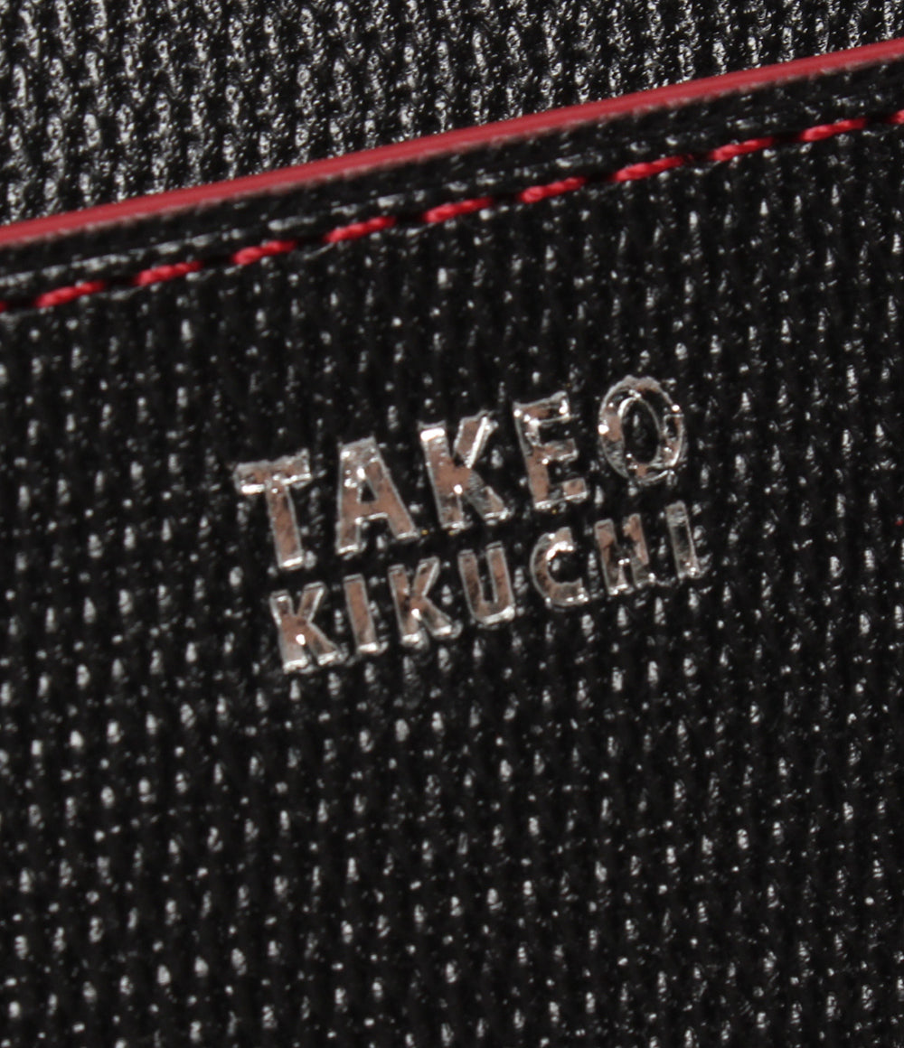 美品 TAKEO KIKUCHI ラウンドファスナー長財布 レディース タケオキクチ