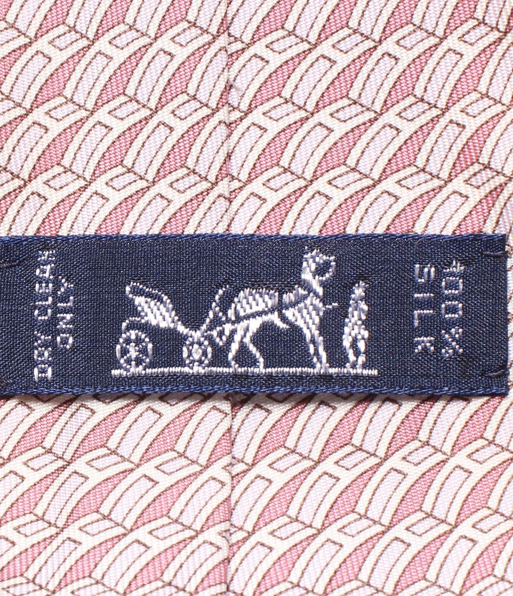 美品 エルメス ネクタイ シルク100％ メンズ HERMES