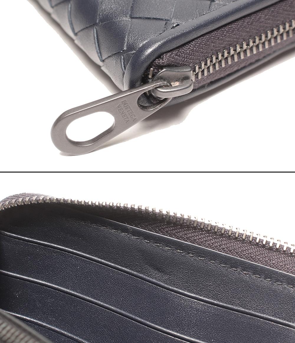 BOTTEGA VENETA ラウンドファスナー長財布 イントレチャート メンズ