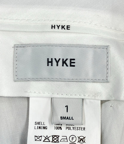 HYKE ハウンドトゥース バレルレッグ パンツ 13359 レディース SIZE S ハイク