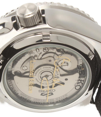 SEIKO 腕時計 QUEEN ブライアン・メイ レッド・スペシャルモデル 5 スポーツ 自動巻き レッド 4R36-08H0（SBSA073） メンズ セイコー