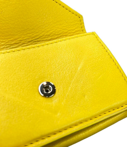 BALENCIAGA 三つ折り財布 レザー ペーパーミニ 391446 7155 レディース バレンシアガ