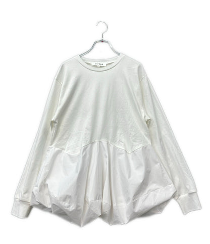 ENFOLD スクエアペプラム ロングスリーブ Tシャツ 300HA280-2440 レディース SIZE 38 (S) エンフォルド