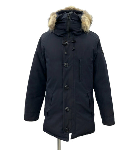 CANADA GOOSE ダウンコート BLACK LABEL ファー付き フロントボタン ダブルジップ CHATEAU PARKA 3426MB メンズ SIZE XS カナダグース