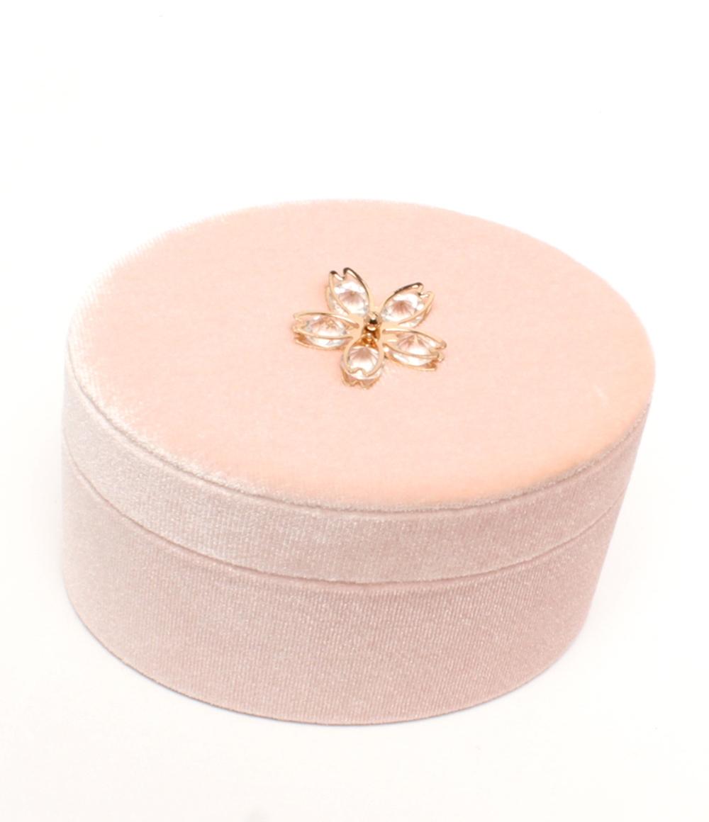 美品 4℃ ネックレス K18 ピンクトルマリン ダイヤ ハートモチーフ レディース ヨンドシー