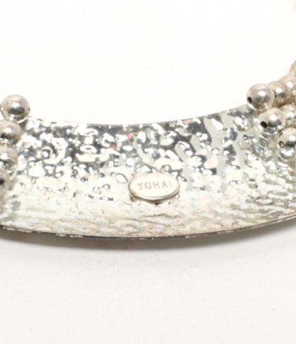 YOHAI チョーカー ネックレス イヤリング ボールチェーン 2点セット レディース