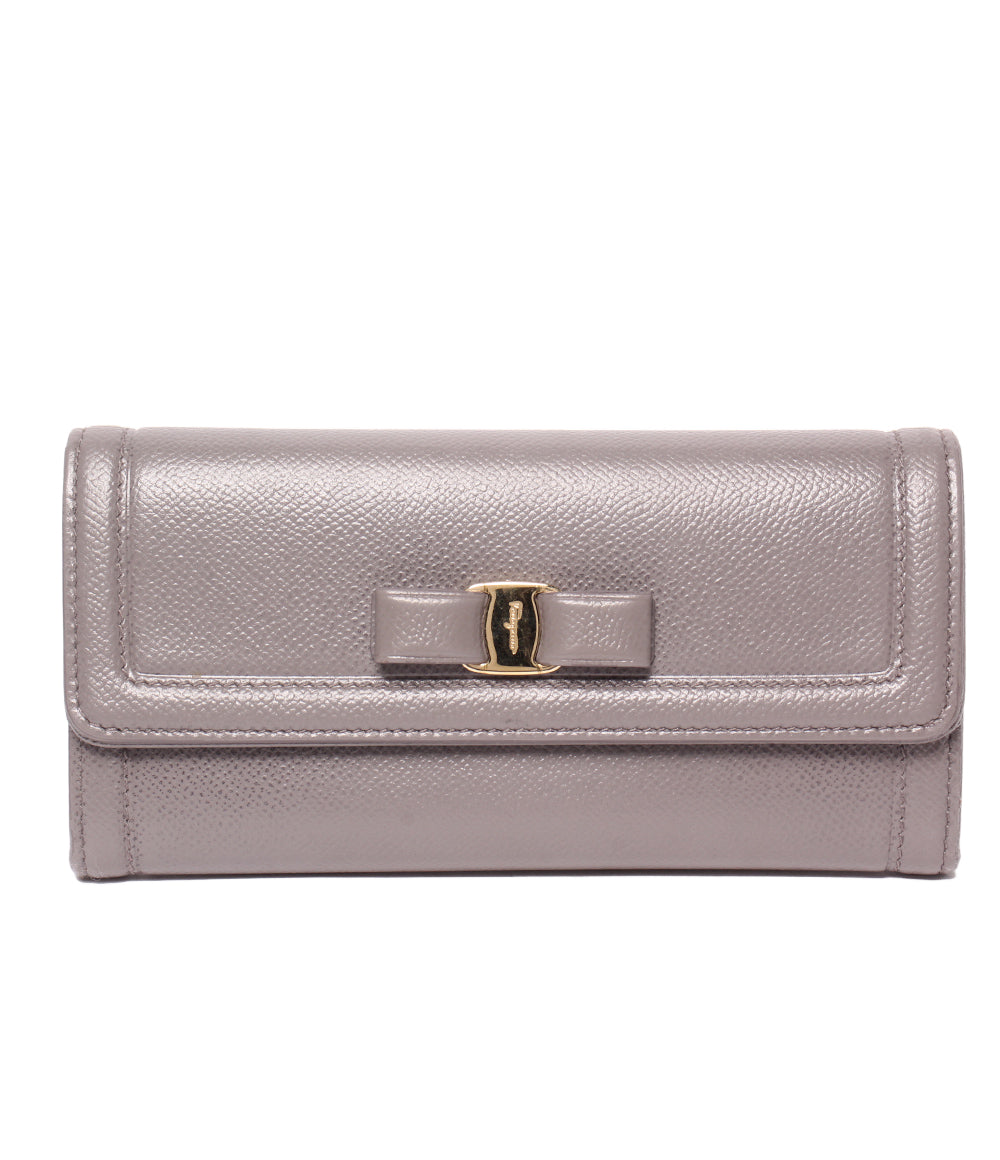 Salvatore Ferragamo 長財布 ヴァラ レディース サルヴァトーレフェラガモ