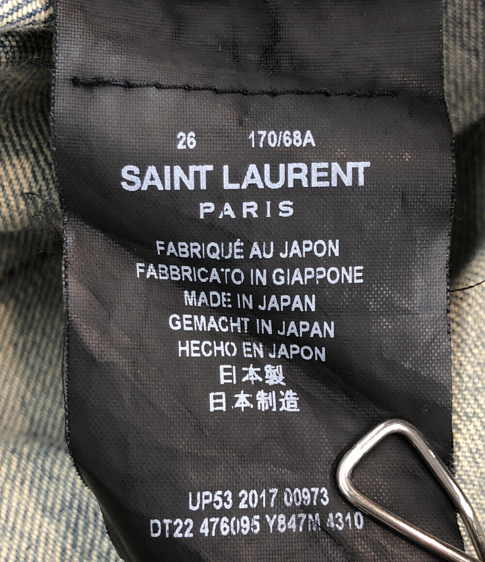 サンローランパリ  デニムパンツ ダメージ加工      メンズ SIZE 26 (S) SAINT LAURENT PARIS