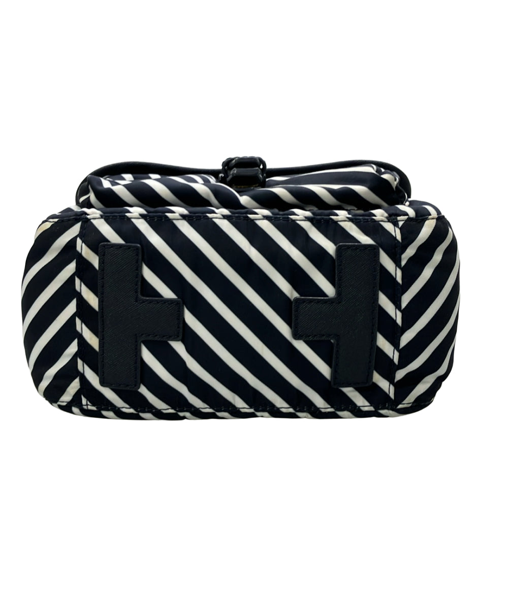 Tory Burch 2way ショルダーバッグ 肩掛け 斜め掛け ストライプ柄 レディース トリーバーチ