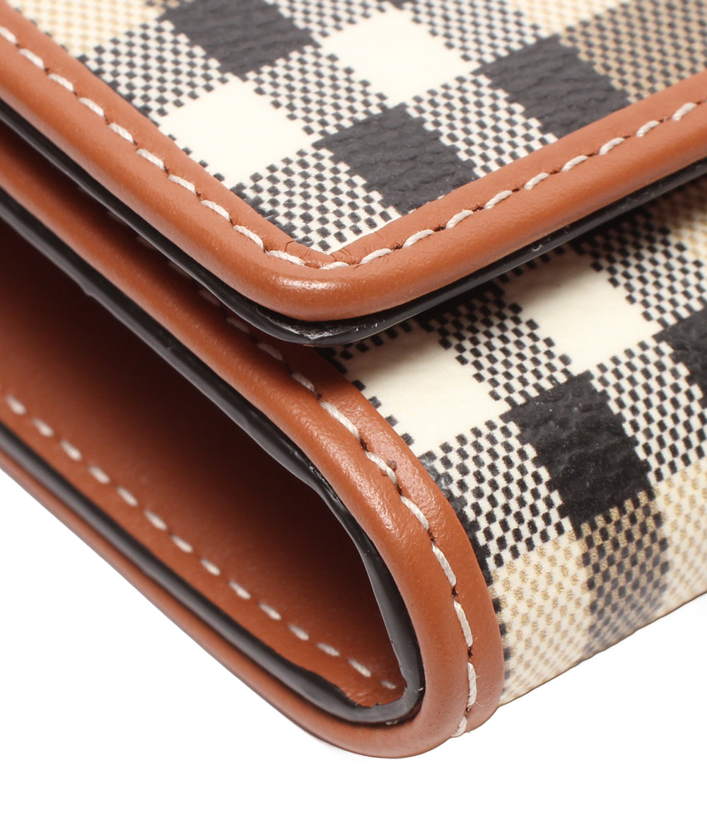 美品 BURBERRY 長財布 チェック柄 レディース メンズ バーバリー