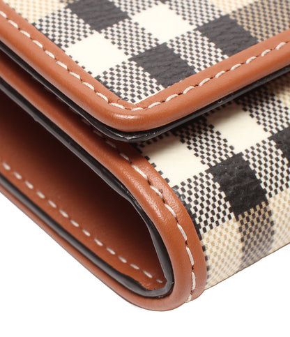 美品 BURBERRY 長財布 チェック柄 レディース メンズ バーバリー