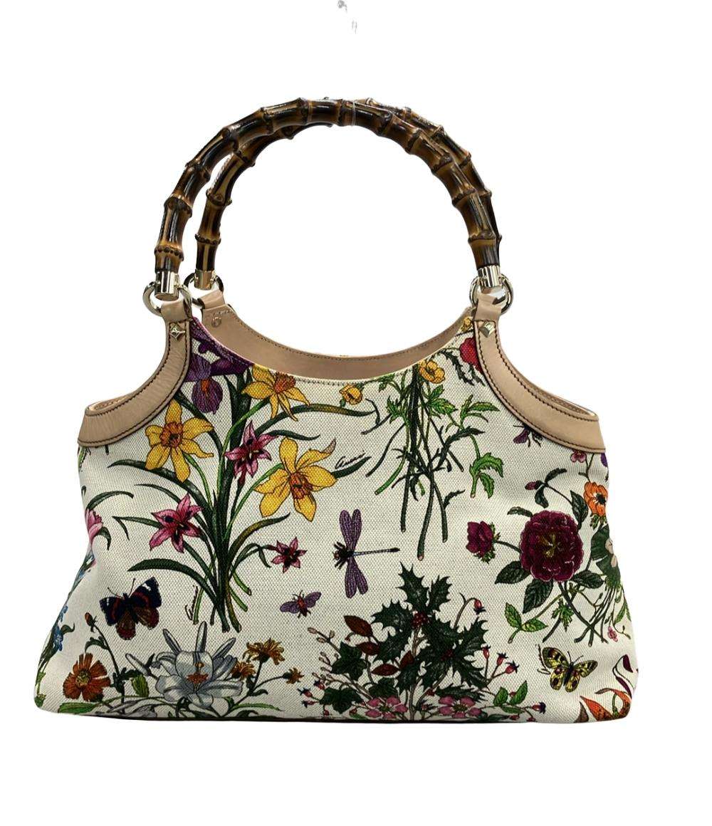 グッチ ハンドバッグ フローラ 花柄 バンブー レディース GUCCI