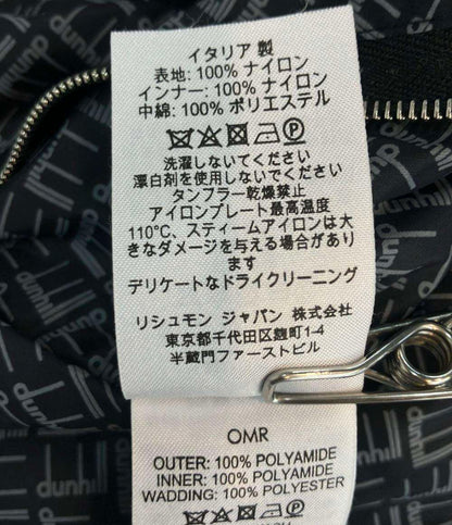 Dunhill 中綿ジャケット ブルゾン リバーシブル フード ロゴ メンズ SIZE M ダンヒル