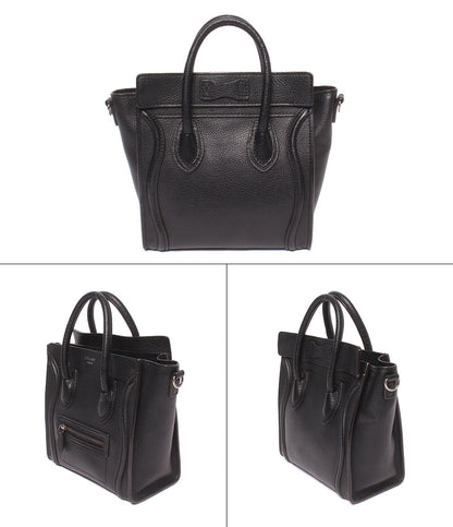 CELINE 2WAY ハンドバッグ ショルダーバッグ 肩掛け 斜め掛け ラゲージ ナノ レディース セリーヌ