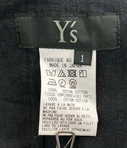 Y's 80Zブリーチドデニムフロントタックワイドパンツ メンズ SIZE 1 ワイズ