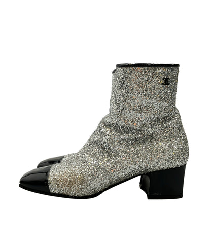 CHANEL ショートブーツ サイドジップ G33221 レディース SIZE 39 シャネル