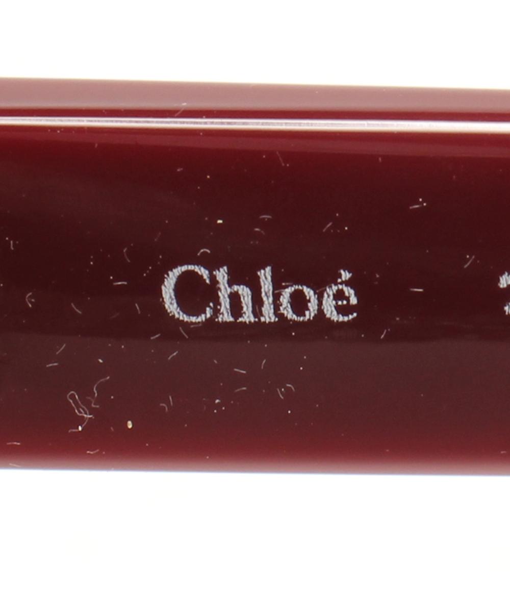 本物 クロエ Chloe サングラス アイウェア プラスチック ボルドー ゴールド金具 CL2227 服飾小物 中古 本物 クロエ Chloe サングラス アイウェア プラスチック ボルドー