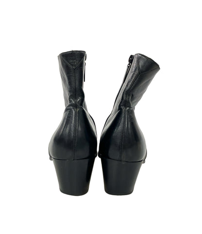 SAINT LAURENT ショートブーツ サイドジップ レディース SIZE 39 1/2 サンローラン