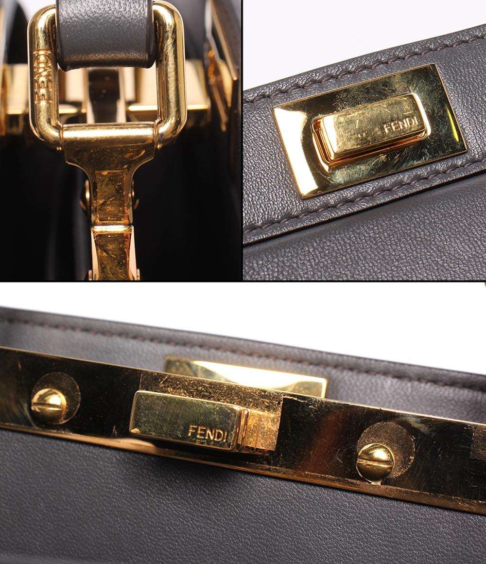 美品 FENDI 2wayハンドバッグ ショルダーバッグ 斜め掛け アイシーユー プチ レディース フェンディ