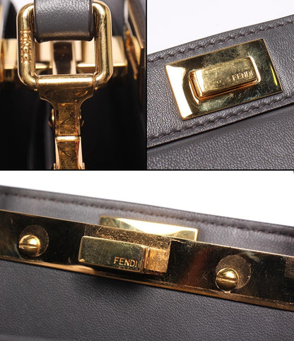 美品 FENDI 2wayハンドバッグ ショルダーバッグ 斜め掛け アイシーユー プチ レディース フェンディ