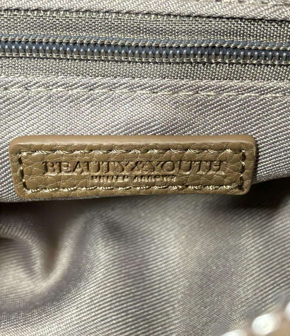 美品 BEAUTY&YOUTH UNITED ARROWS 2WAY ハンドバッグ ショルダーバッグ 斜め掛け レディース ビューティアンドユースユナイテッドアローズ