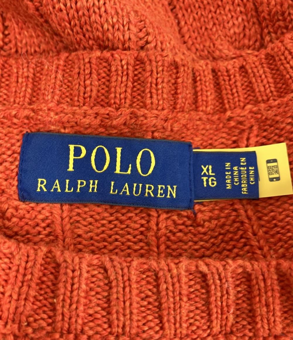 ポロ・ラルフローレン クルーネックケーブルニットセーター メンズ SIZE XL POLO RALPH LAUREN