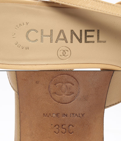 CHANEL パンプス スリングバック シューズ バックストラップ レディース SIZE 35C シャネル