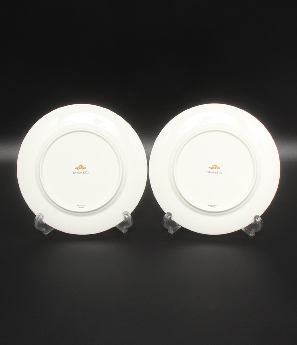 美品 Tiffany & Co. プレート 皿 2点セット 19cm 5th アベニュー ティファニー