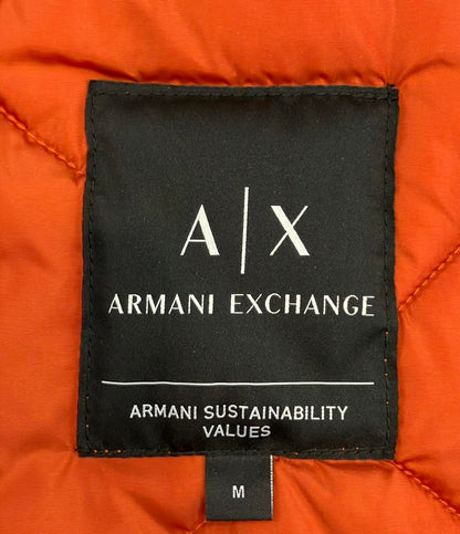 ARMANI EXCHANGE キルティング ジップアップベスト フード付き メンズ SIZE M アルマーニエクスチェンジ