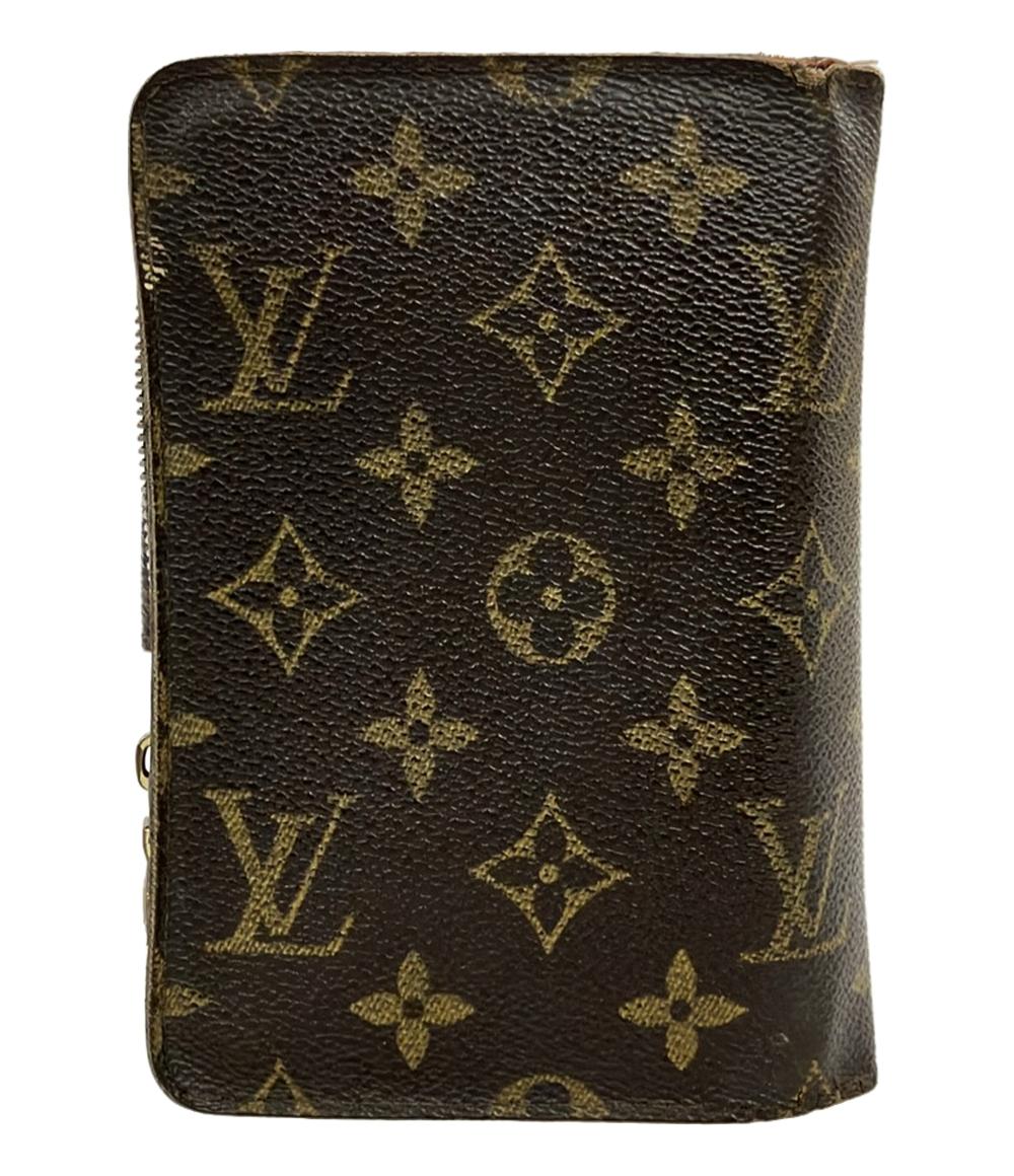 訳あり LOUIS VUITTON 二つ折り財布 モノグラム ポルトパピエジップ M61207 レディース ルイ・ヴィトン