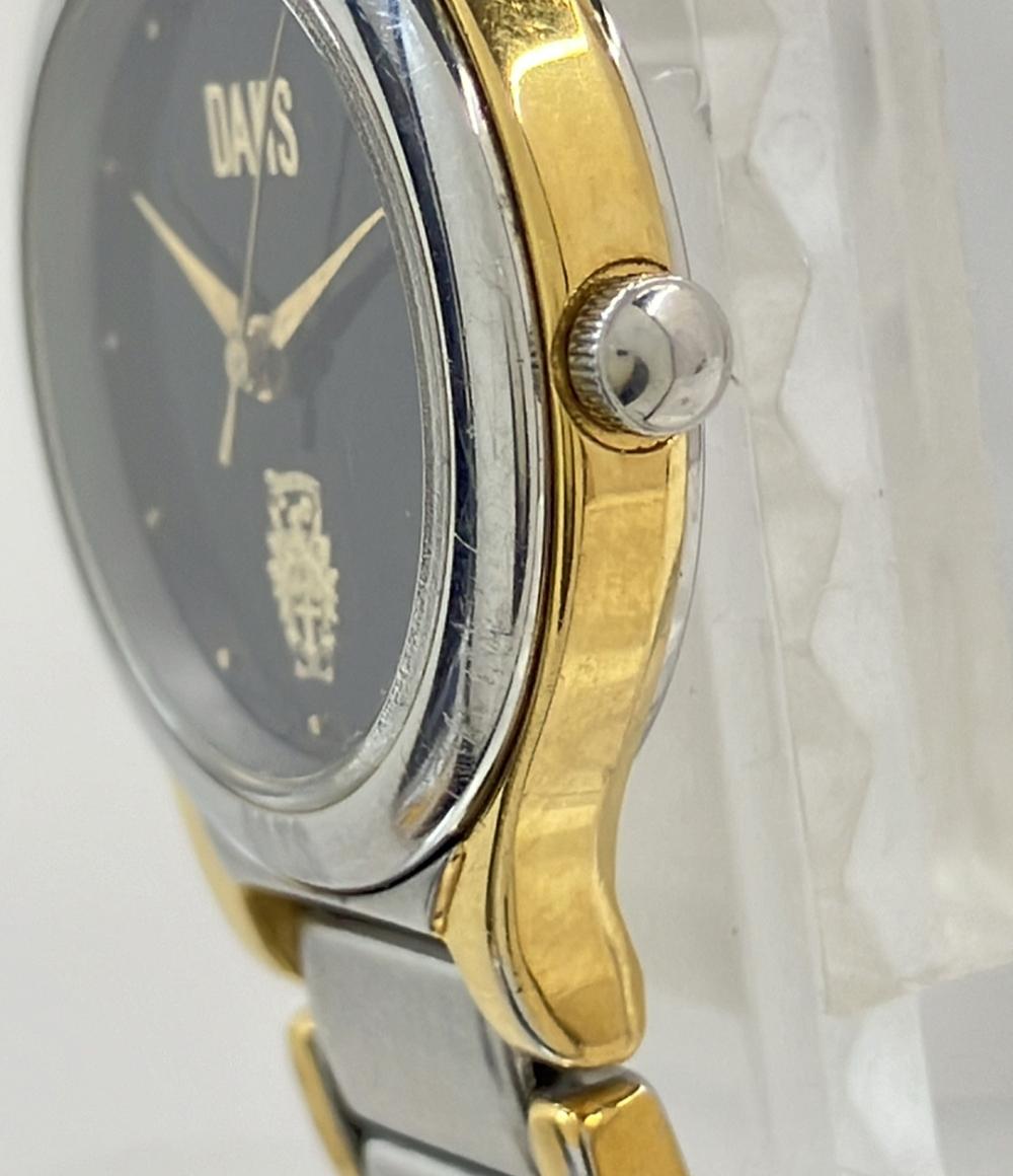 DAKS 腕時計 クオーツ ブラック D852C8-00 レディース ダックス