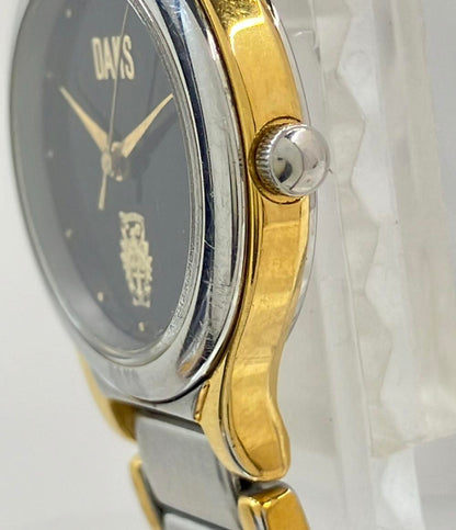 DAKS 腕時計 クオーツ ブラック D852C8-00 レディース ダックス