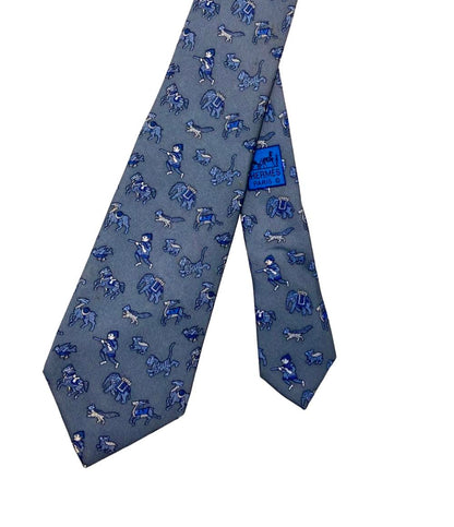 HERMES ネクタイ シルク100% 963 IA メンズ エルメス