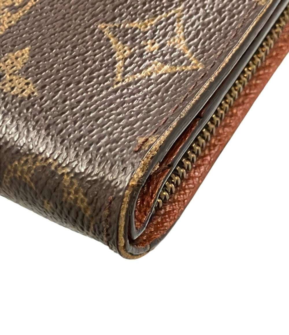 LOUIS VUITTON 二つ折り財布 コンパクトジップ モノグラム M61667 レディース ルイ・ヴィトン