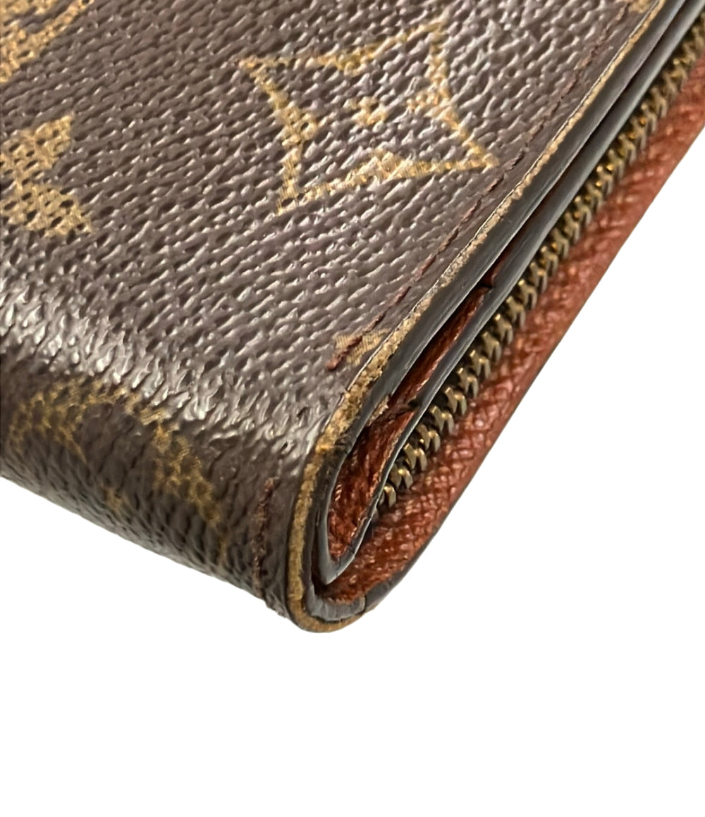 LOUIS VUITTON 二つ折り財布 コンパクトジップ モノグラム M61667 レディース ルイ・ヴィトン