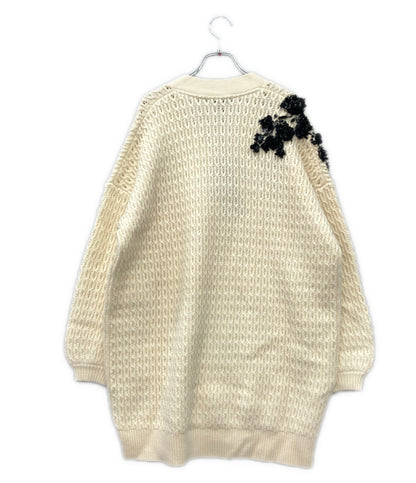 美品 ESCADA 長袖 カーディガン レディース SIZE M エスカーダ