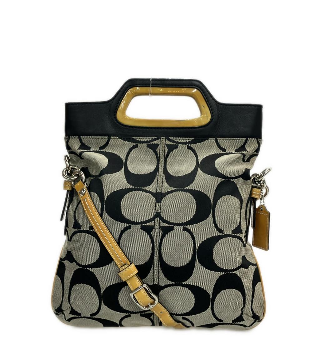 コーチ 2wayハンドバッグ ショルダーバッグ 斜め掛け シグネチャー 13393 レディース COACH