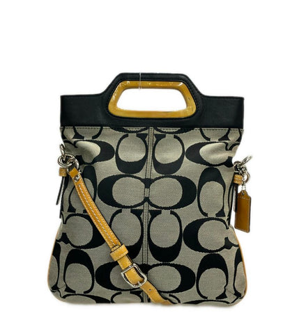 コーチ 2wayハンドバッグ ショルダーバッグ 斜め掛け シグネチャー 13393 レディース COACH