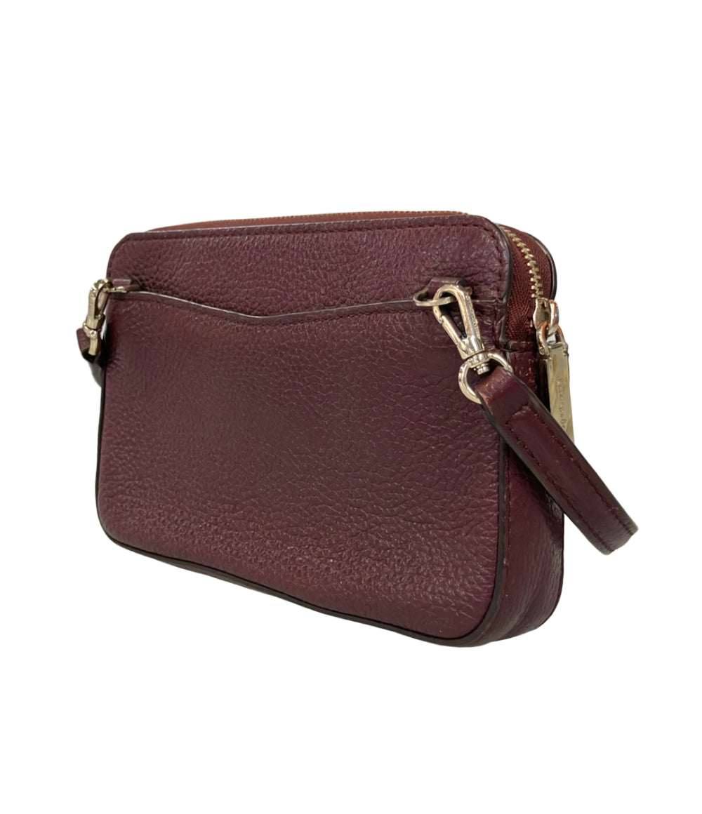 ケイトスペード☆レザーショルダーバッグ茶 kate spade NEW YORK（ケイト・スペード ニューヨーク） ケイト