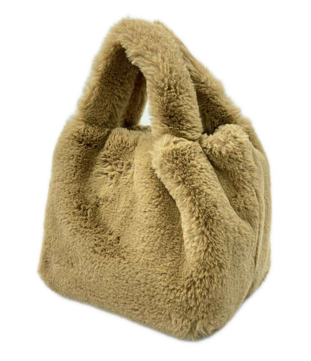 美品 ヴァンサンプラディエ エコファーハンドバッグ レディース vincent pradier