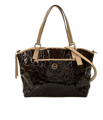 COACH 2WAY トートバッグ ショルダーバッグ 斜め掛け シグネチャー F25188 レディース コーチ