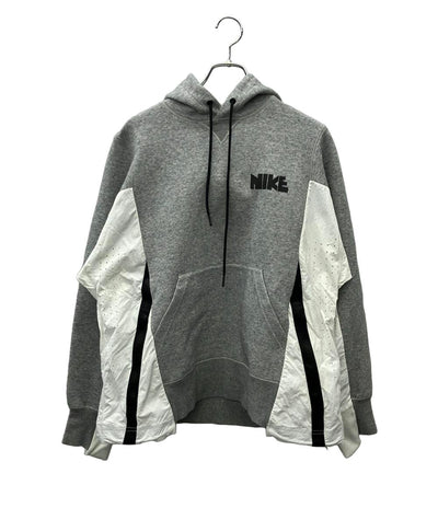 NIKE Sacai パーカー ドッキング ナイロン AS UNISEX NRG HOODIE CZ4695-063 メンズ SIZE M ナイキ サカイ