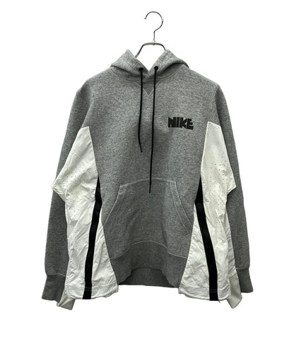 NIKE Sacai パーカー ドッキング ナイロン AS UNISEX NRG HOODIE CZ4695-063 メンズ SIZE M ナイキ サカイ