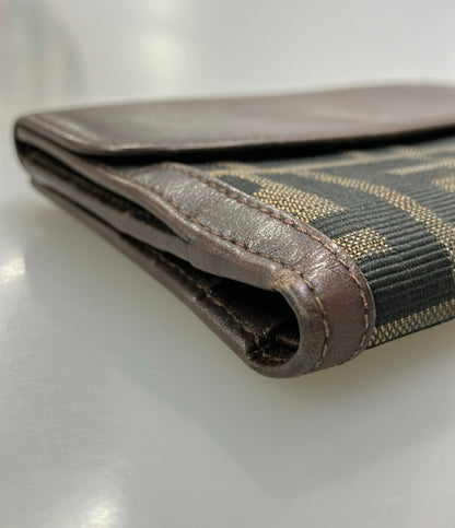 FENDI ダブルホック 二つ折り財布 ズッカ レディース フェンディ