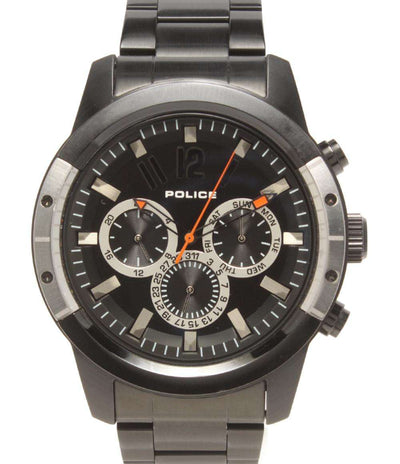 POLICE 腕時計 クオーツ ブラック PL.14528J メンズ ポリス