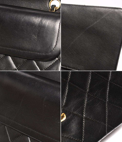 シャネル ハンドバッグ ショルダーバッグ 肩掛け ダブルフラップ ダブルチェーン ゴールド金具 マトラッセ25 CHANEL