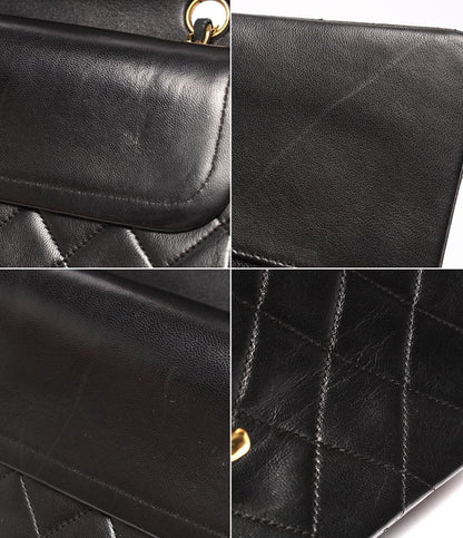 シャネル ハンドバッグ ショルダーバッグ 肩掛け ダブルフラップ ダブルチェーン ゴールド金具 マトラッセ25 CHANEL