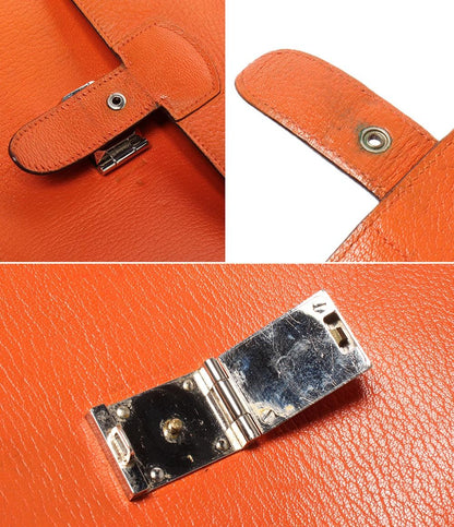 エルメス ビジネスバッグ ブリーフケース □I刻印 シルバー金具 サックアデペッシュ27 メンズ HERMES