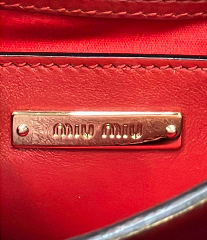 Miu Miu 2way バンドバッグ ショルダーバッグ 斜め掛け 5BD017 レディース ミュウ ミュウ