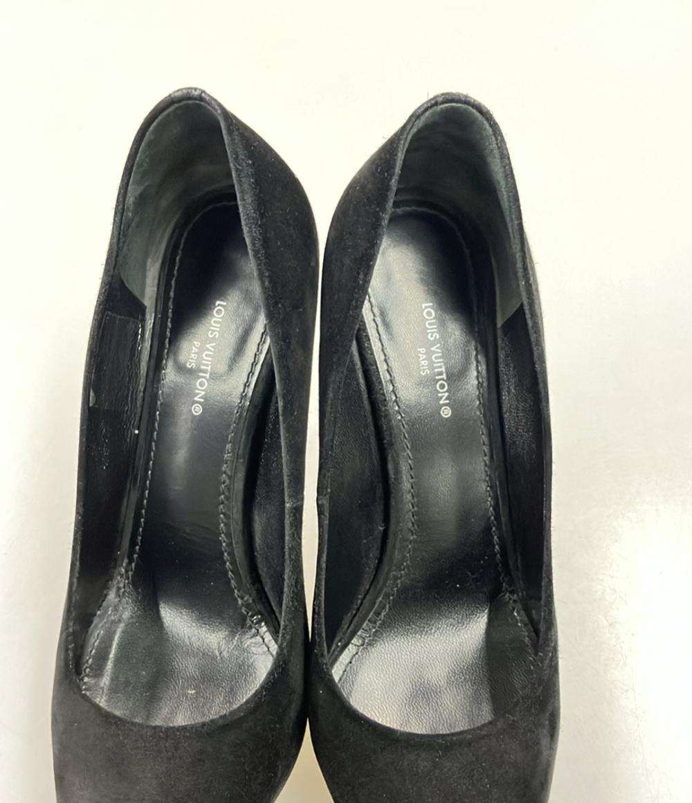 LOUIS VUITTON パンプス スエード モノグラム レディース SIZE 36 1/2 (23.5cm) ルイ・ヴィトン
